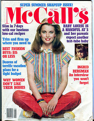 McCall's Magazine May 1982 Ingrid Bergman EX 080116jhe