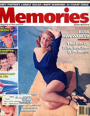 Memories The Magazine of Then and Now April/May 1989 Rita Hayworth EX 012016jhe