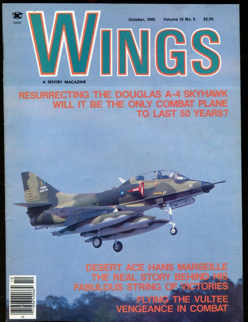 Wings Magazine October 1985 Douglas A-4 Skyhawk EX No ML 010617jhe