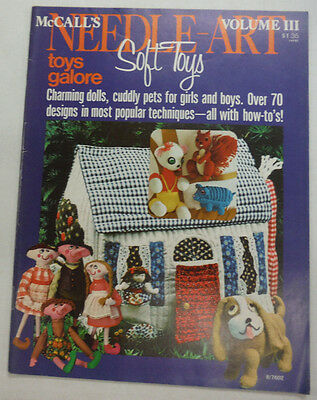 McCall's Needle-Art Magazine Toys Galore Charming Dolls 1976 053015R