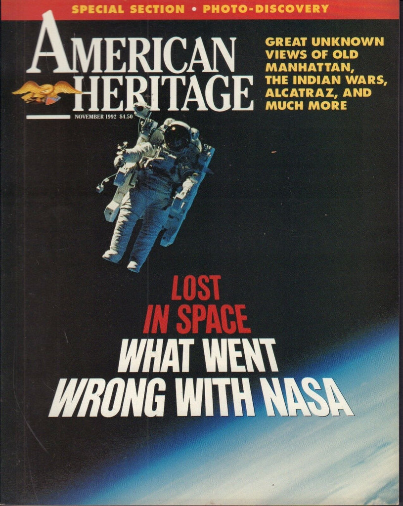 American Heritage November 1992 Lost In Space NASA 083017nonjhe