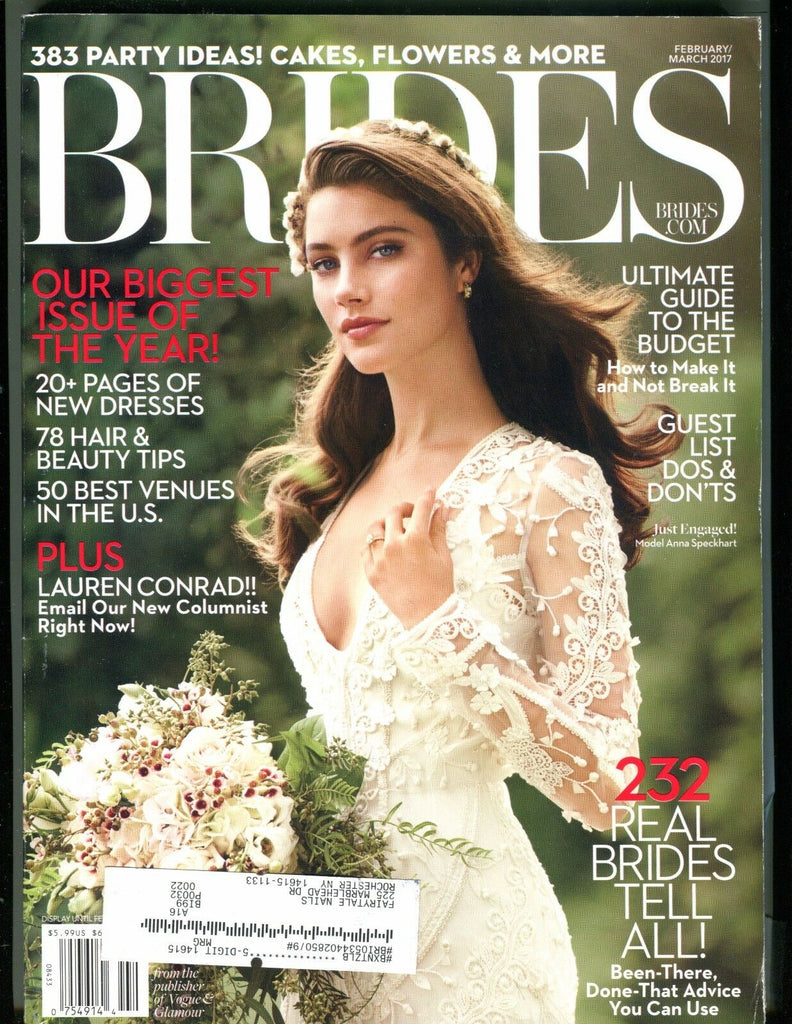 Brides Magazine Feb/March 2017 Lauren Conrad EX w/ML 040817nonjhe