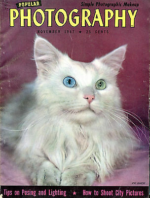 Popular Photography Magazine November 1947 Photographic Makeup GD 062916jhe