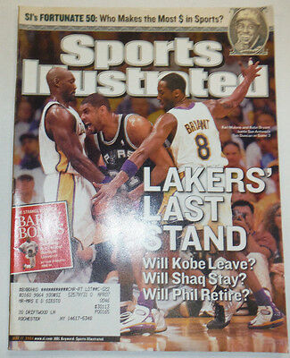 Sports Illustrated Magazine Kobe Bryant & Karl Malone May 2004 012815R