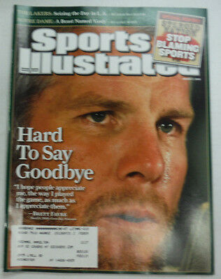 Sports Illustrated Magazine Brett Favre & Notre Dame March 2008 051315R