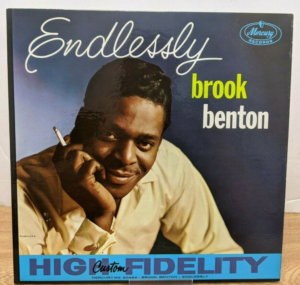 Brook Benton SIGNED AUTOGRAPHED Enslessly 33rpm MG 20464 w/COA 061220DBV