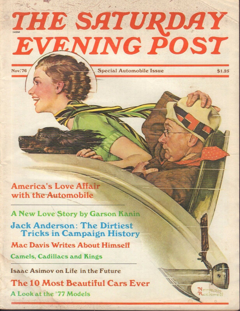 The Saturday Evening Post Magazine November 1976 Automobile Issue 072317nonjhe