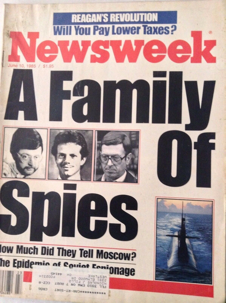 Newsweek Magazine A Family Of Spies June 10, 1985 082017nonrh3