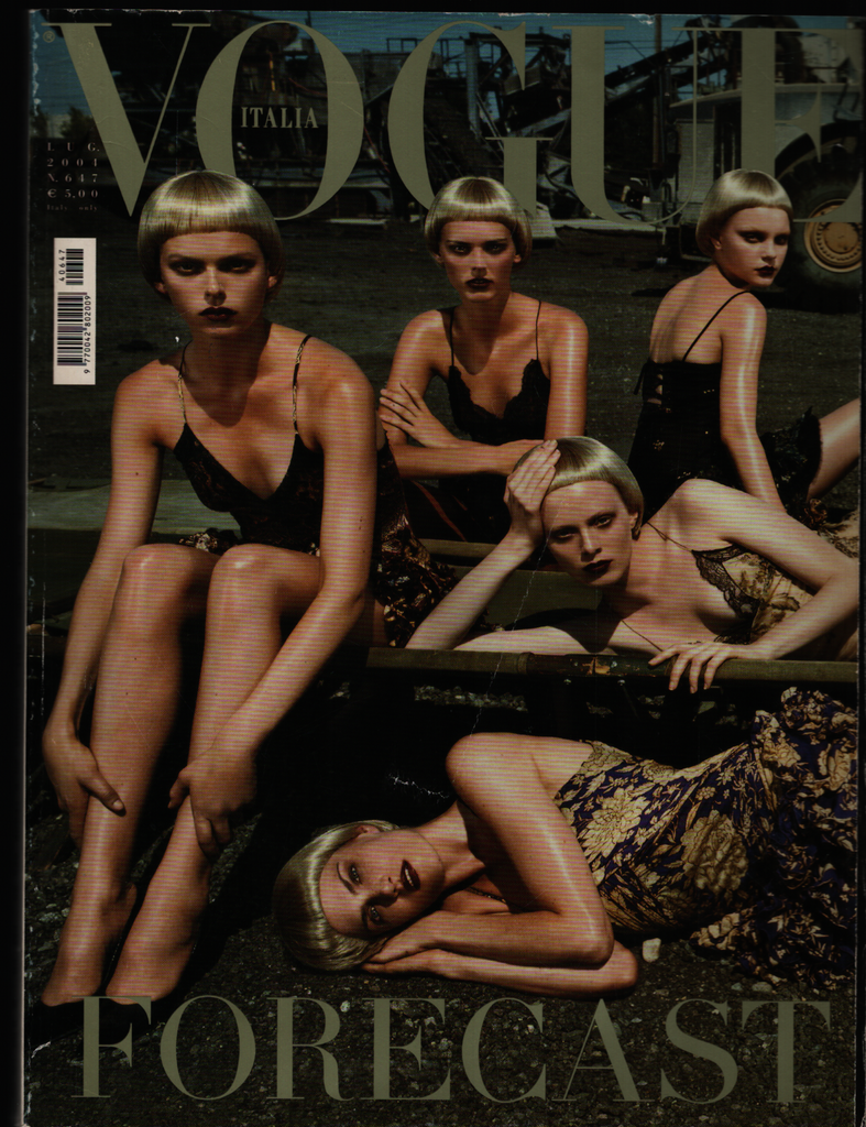 Vogue Italia Fashion Magazine July 2004 Steven Meisel Helmut Newton 021121ame