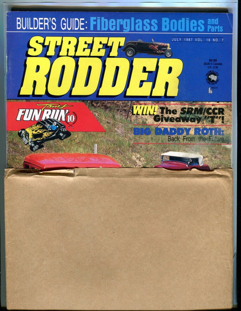 Street Rodder Magazine July 1987 EX In Original Mailer 022817nonjhe