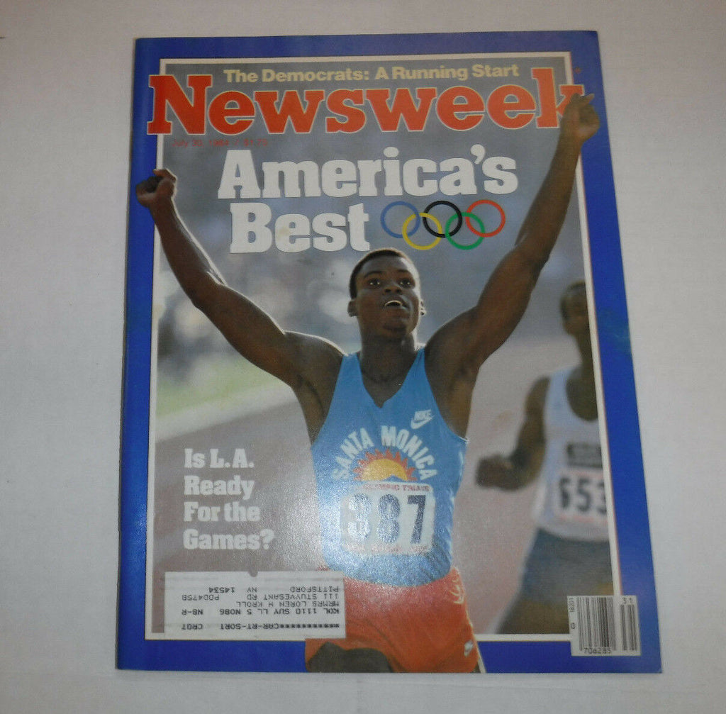 Newsweek Magazine The Olympic Games Walter Mondale July 30, 1984 101916R