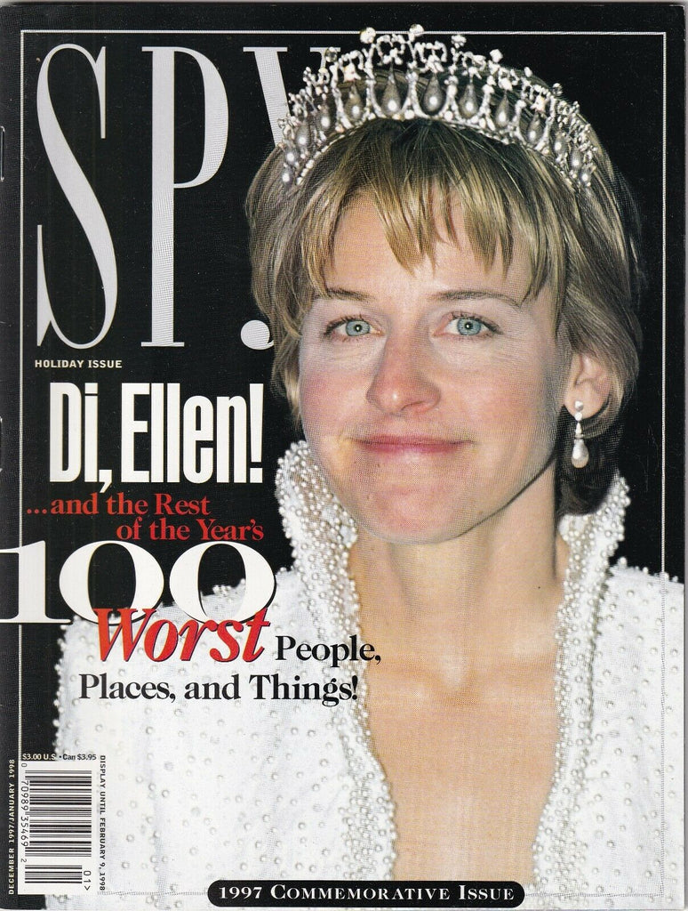 Spy Mag Ellen Degeneres 100 Worst People Holiday 1998 081419nonr