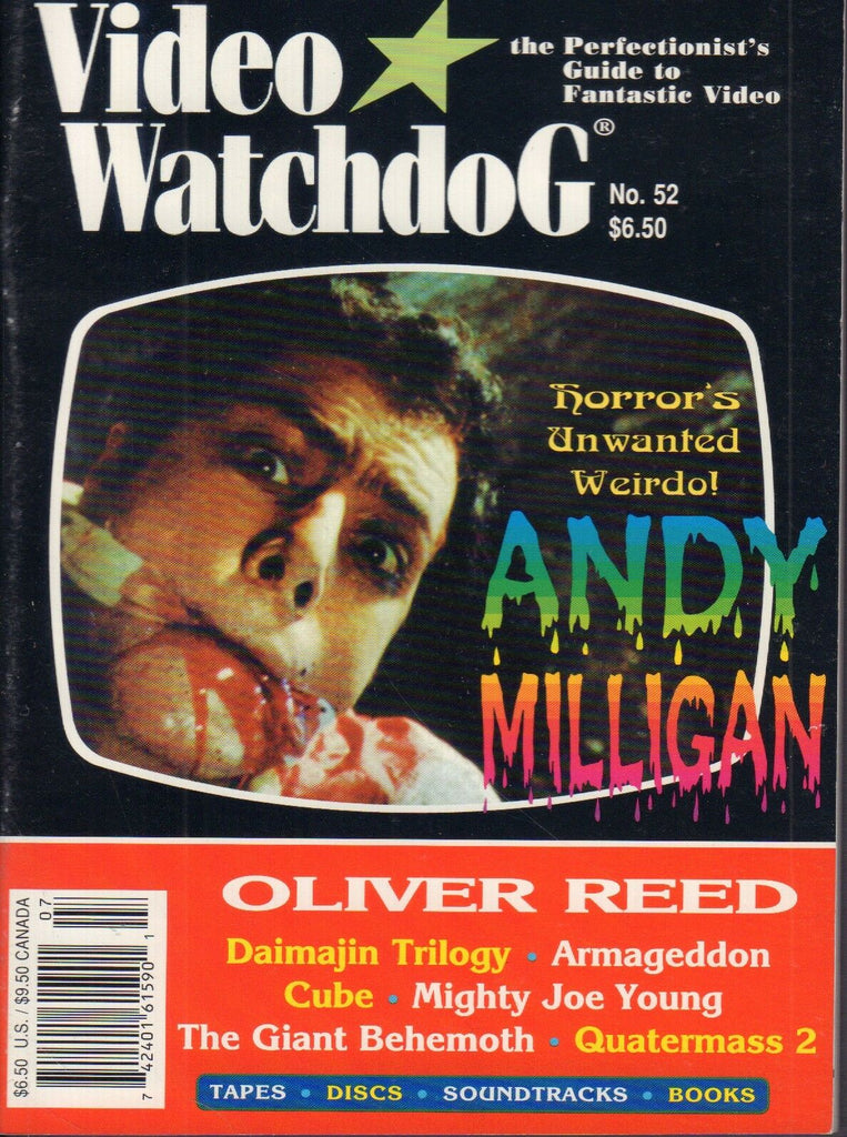 Video Watchdog No.52 Andy Millgan Oliver Reed 021318DBE