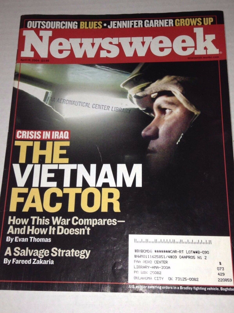 Newsweek Magazine The Vietnam Factor April 19, 2004 FAA 022917NONRH