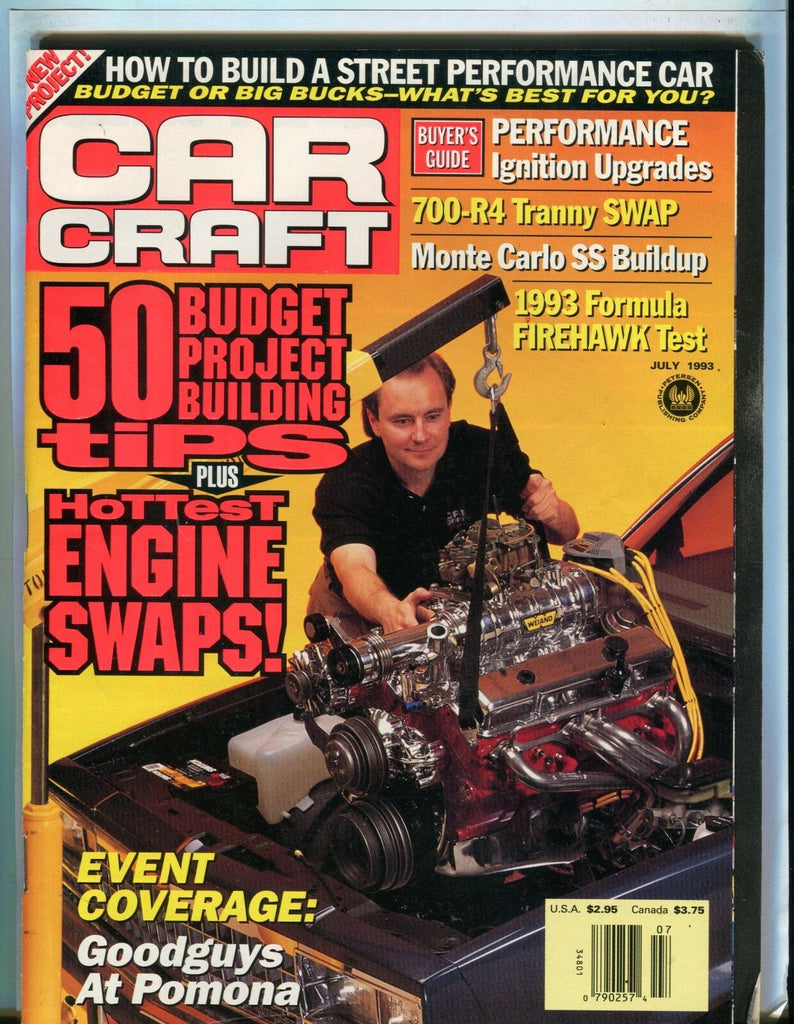 Car Craft Magazine July 1993 Budget Tips EX No ML 111816jhe