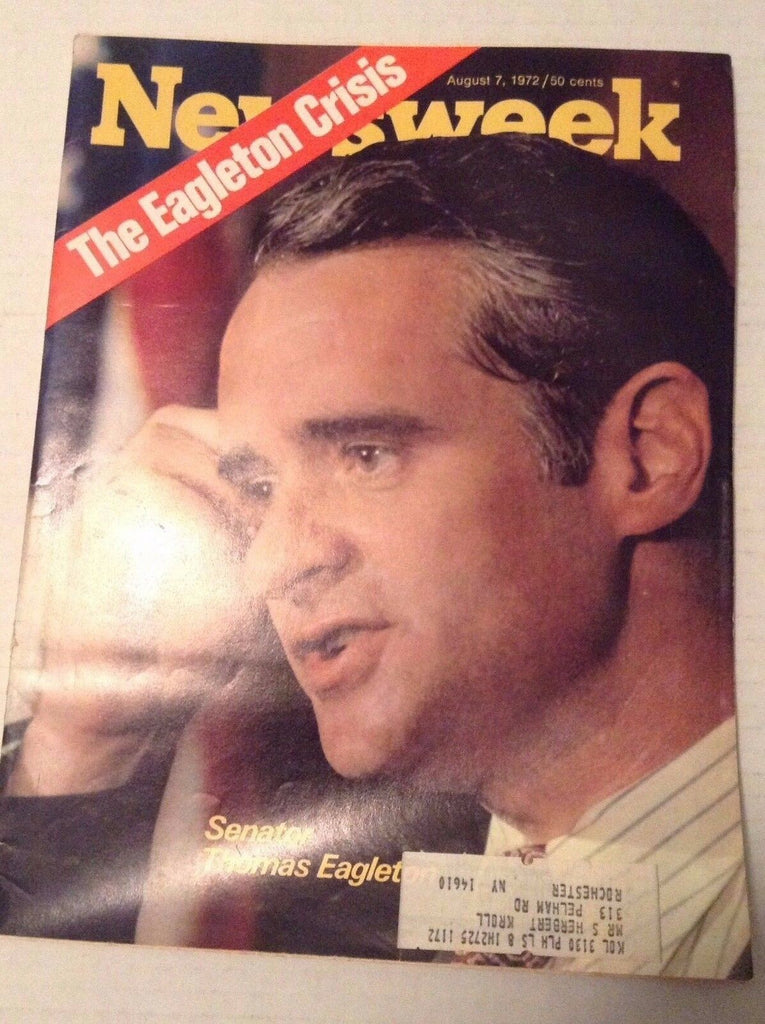 Newsweek Magazine Senator Thomas Eagleton August 7, 1972 102016RH