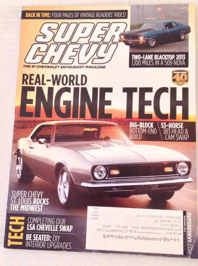 Super Chevy Magazine St. Louis Rocks The Midwest November 2013 030417NONRH