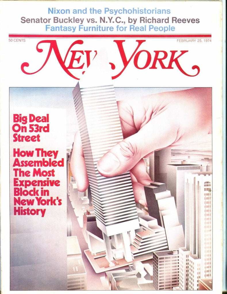 New York Magazine February 25 1974 Big Deal On 53rd Street EX No ML 050817nonjhe