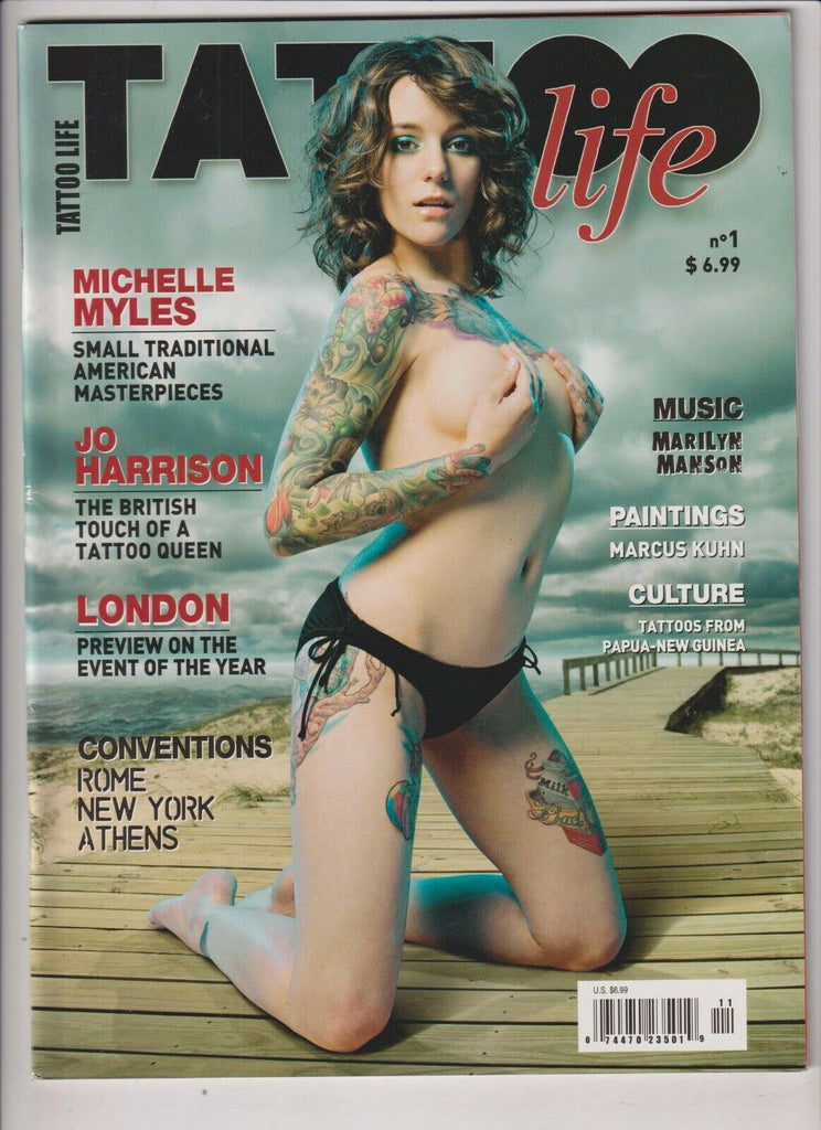 Tattoo Life Mag Michelle Myles Jo Harrison Marilyn Manson No.1 112219nonr