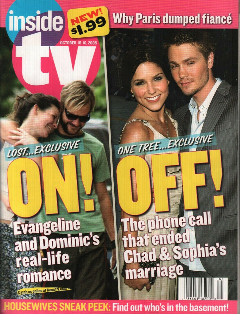 Inside TV October 10-16 2005 Chad Michael Murray Sophia Bush 022120AME