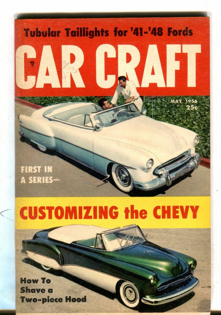 Car Craft Magazine May 1956 Customizing Chevy VG No ML 040717nonjhe