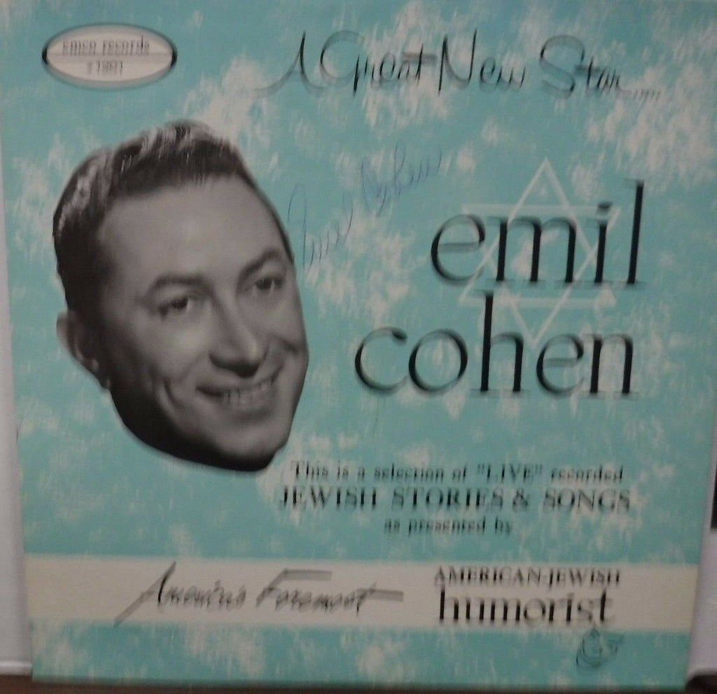 A Great New Star Emil Cohen Jewish Stories and Songs Signed by Emil 110516LLE
