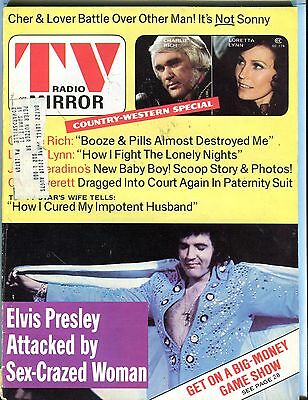 TV Radio Mirror Magazine October 1974 Elvis Presley EX 090216jhe