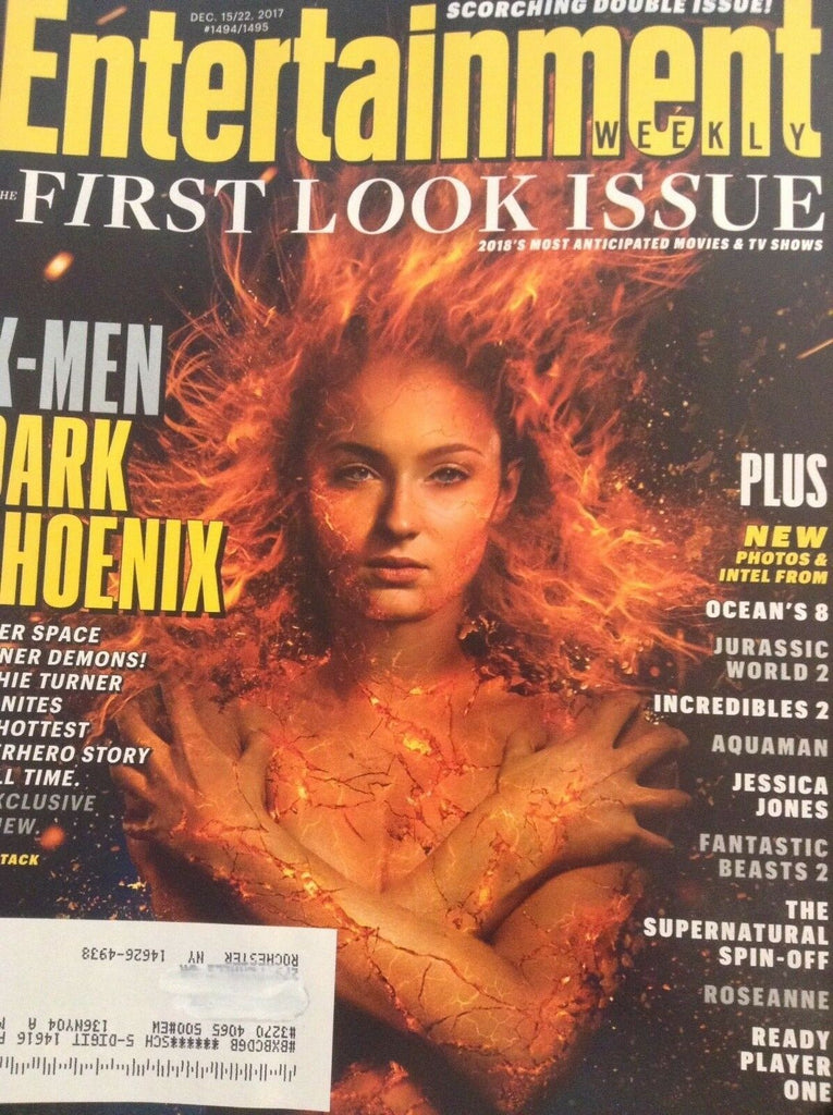 Entertainment Weekly Magazine X-men Dark Phoenix December 2017 010418nonrh