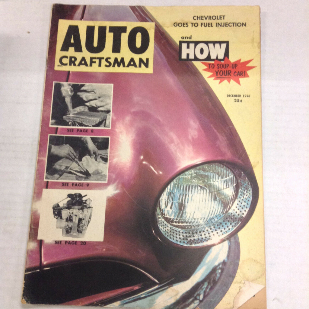 Auto Craftsman Magazine Chevrolet Fuel Injections December 1956 052417nonrh