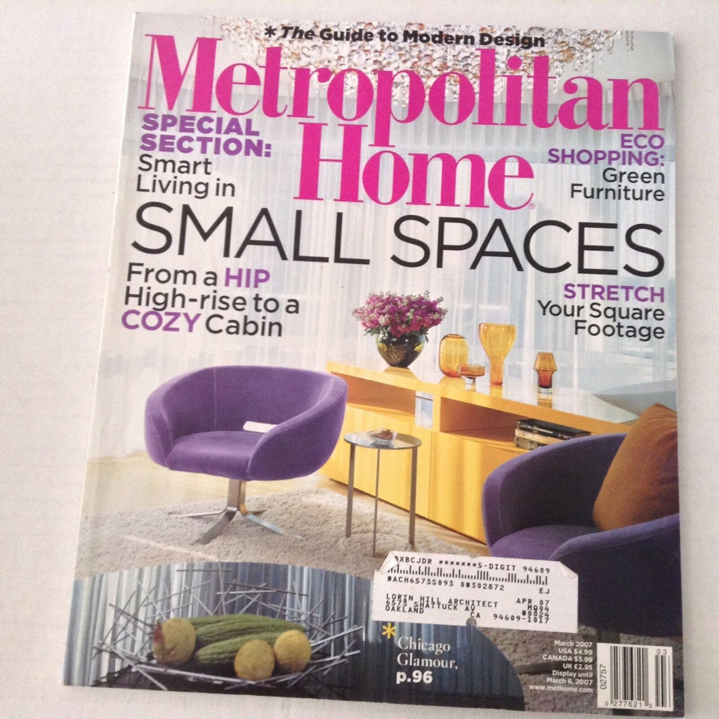 Metropolitan Home Magazine Green Furniture March 2007 070217nonrh