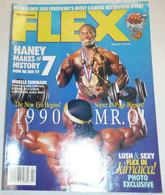Flex Magazine Lee Haney & Shawn Ray February 1991 112114R