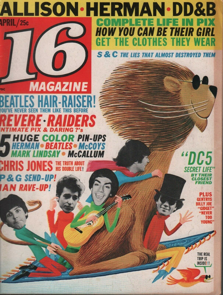 16 Magazine April 1966 The Beatles Chris Jones Billy Joe 100219AME