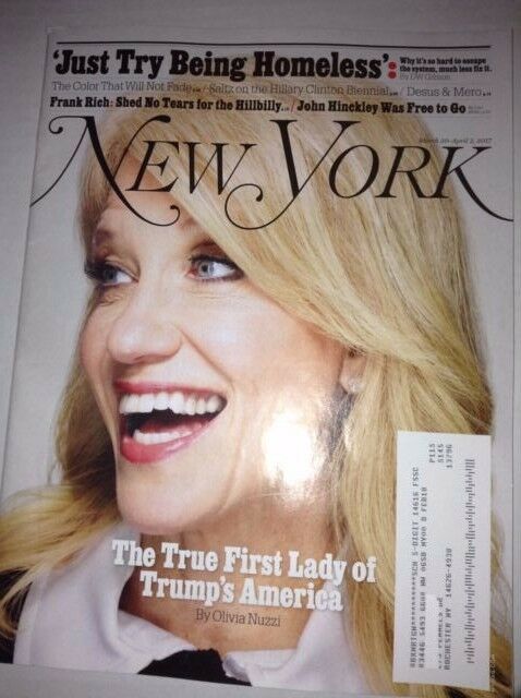 New York Magazine Ivanka Trump April 2, 2017 040117NONRH