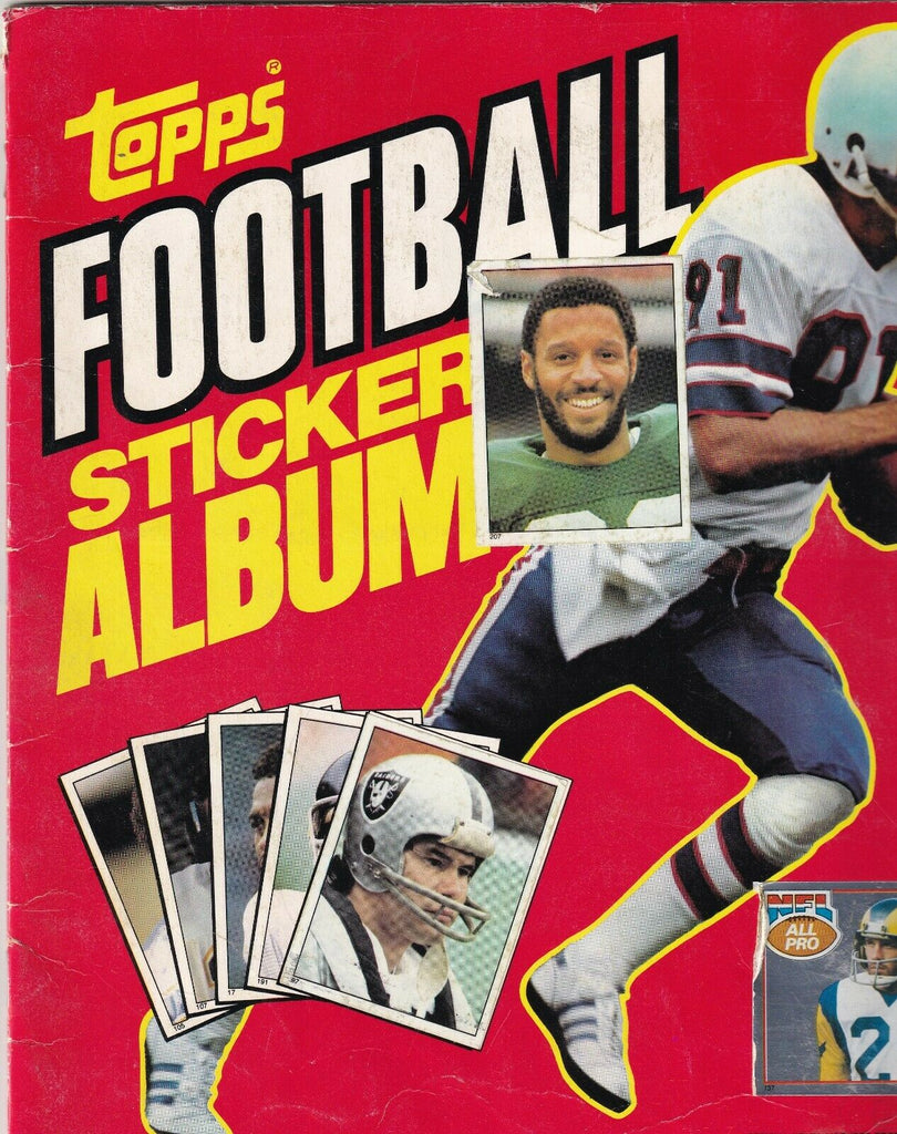 Topps Football Sticker Album 1981 Schedule 40% Used 062919nonr