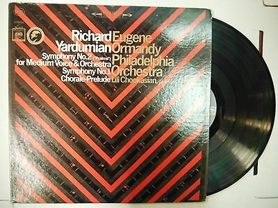 33 RPM Vinyl Richard Eugene Yardumian: Symphony NO.1 Columbia MS6859 010615KME