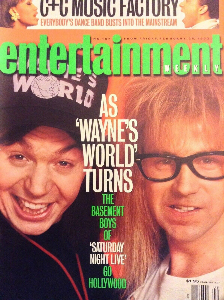 Entertainment Weekly Magazine Wayne's World February 28, 1992 NO ML 080218nonrh