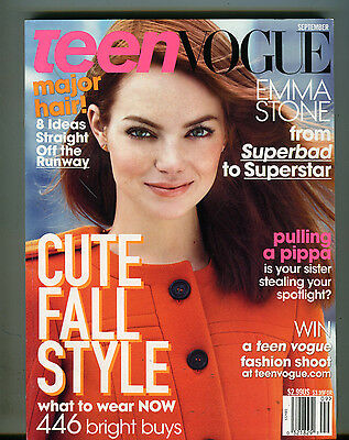 Teen Vogue Magazine September 2011 Emma Stone EX 071216jhe