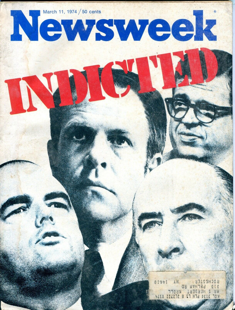 Newsweek Magazine March 11 1974 Indicted VG w/ML 112316jhe