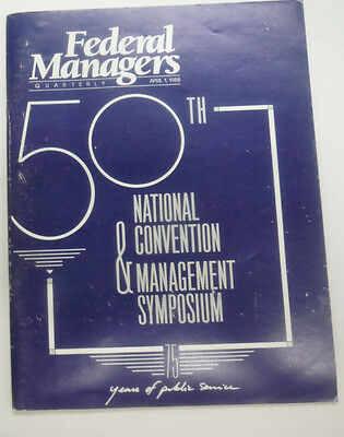 Federal Managers Magazine 50th National Convention April 1988 070715R