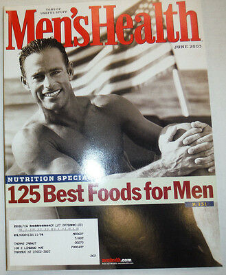 Men's Health Magazine 125 Best Foods For Men June 2003 WITH ML 032415R