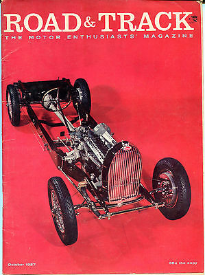 Road & Track Magazine October 1957 Bugatti 57 VGEX 122215jhe