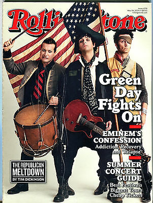 Rolling Stone Magazine May 28 2009 Green Day Eminem EX 032216jhe