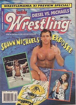 Inside Wrestling May 1995 Shawn Michaels, Wrestlemania XI VG 050616DBE