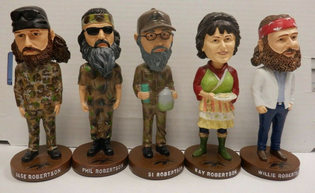 Duck Dynasty lot of 5 Bobbleheads Willie Jase Kay Phil Si Robertson 021120DBT4