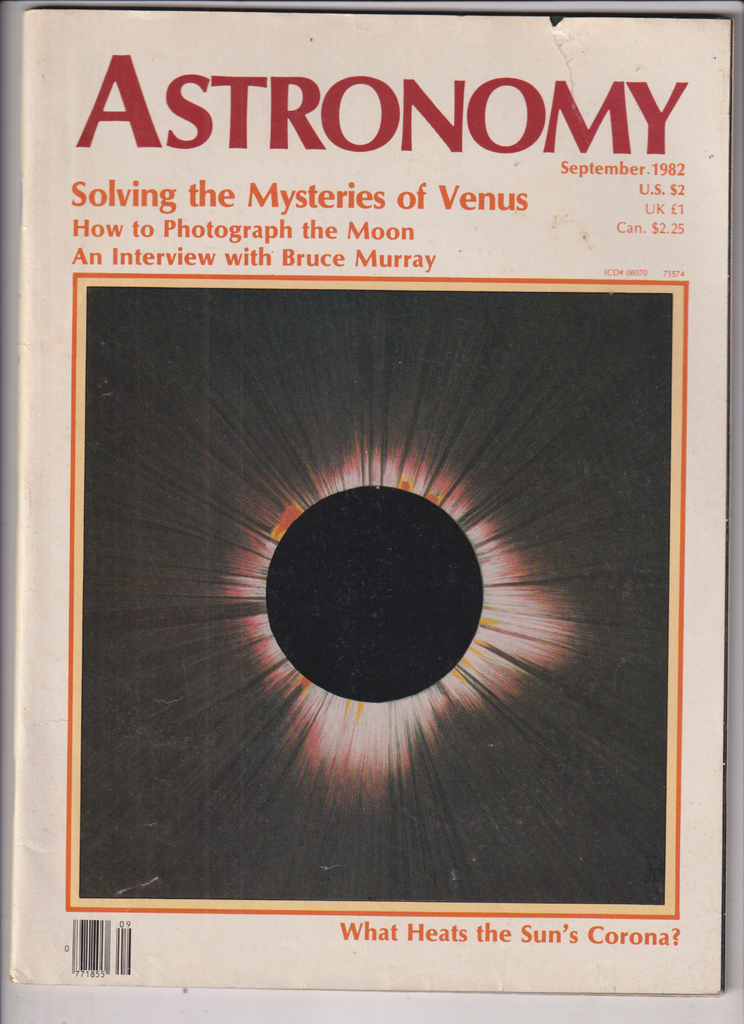 Astronomy Mag Solving Mysteries Of Venus September 1982 010920nonr