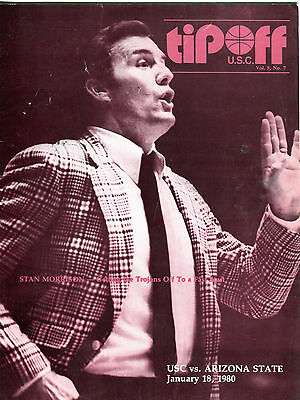 Tipoff USC Basketball vs. Arizona State Jan. 18 1980 Stan Morrison EX 061616jhe