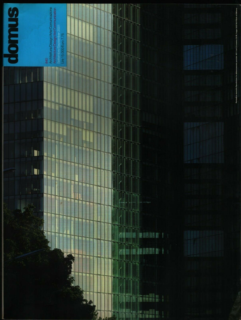 Domus Italian Architecture Interior Design Magazine September 2001 022221ame