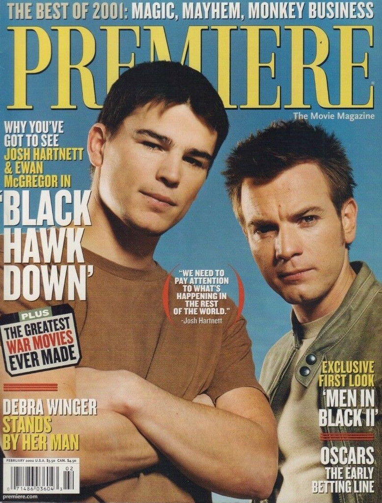 Premiere February 2002 Josh Hartnett Ewan McGregor 121918DBE