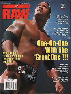 WWF Raw Magazine October 1999 The Rock, Triple H EX 121115DBE