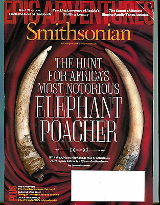 Smithsonian Magazine July August 2014 Elephant Poacher Hunt EX 040816jhe